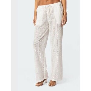NWT Editked Lemon Lacey Cotton Pants Women's Large